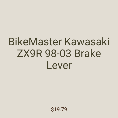 BikeMaster Kawasaki ZX9R 98-03 Brake Lever