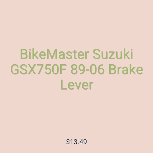 BikeMaster Suzuki GSX750F 89-06 Brake Lever