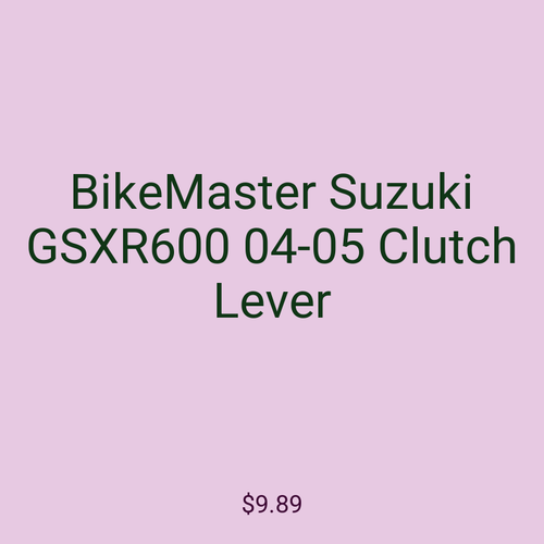 BikeMaster Suzuki GSXR600 04-05 Clutch Lever