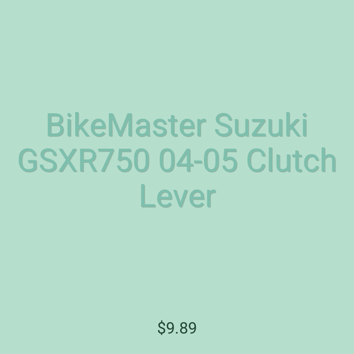BikeMaster Suzuki GSXR750 04-05 Clutch Lever