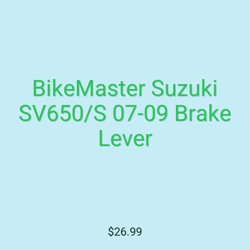 BikeMaster Suzuki SV650/S 07-09 Brake Lever