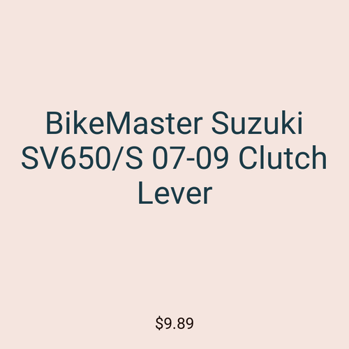 BikeMaster Suzuki SV650/S 07-09 Clutch Lever
