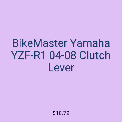 BikeMaster Yamaha YZF-R1 04-08 Clutch Lever
