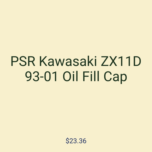 PSR Kawasaki ZX11D 93-01 Oil Fill Cap