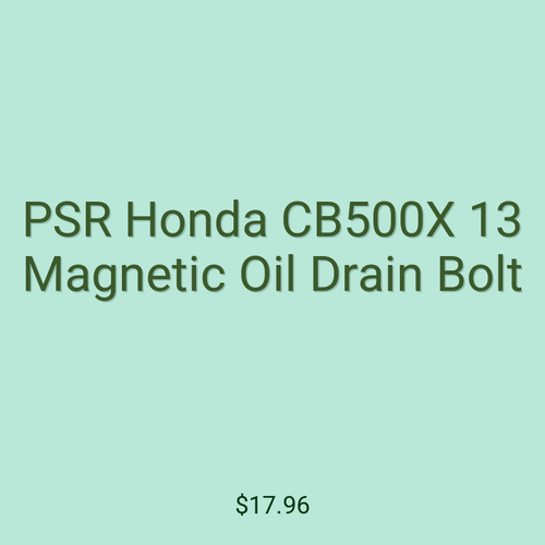 PSR Honda CB500X 13 Magnetic Oil Drain Bolt