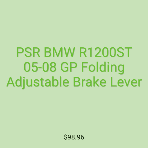 PSR BMW R1200ST 05-08 GP Folding Adjustable Brake Lever
