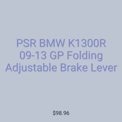 PSR BMW K1300R 09-13 GP Folding Adjustable Brake Lever