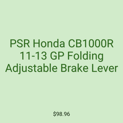 PSR Honda CB1000R 11-13 GP Folding Adjustable Brake Lever