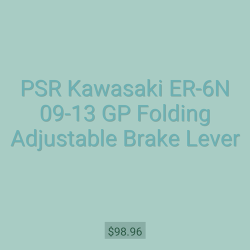 PSR Kawasaki ER-6N 09-13 GP Folding Adjustable Brake Lever