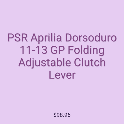 PSR Aprilia Dorsoduro 11-13 GP Folding Adjustable Clutch Lever