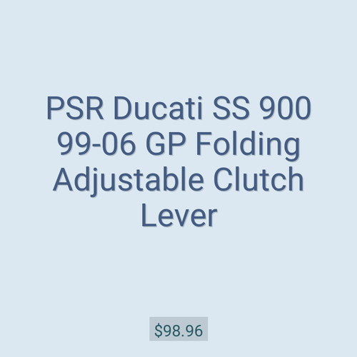 PSR Ducati SS 900 99-06 GP Folding Adjustable Clutch Lever