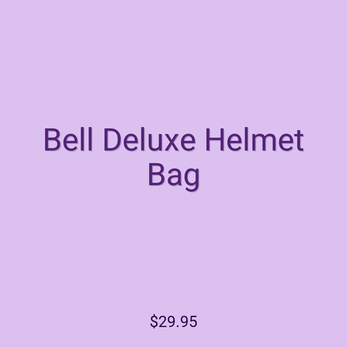 Bell Deluxe Helmet Bag
