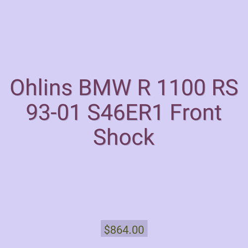 Ohlins BMW R 1100 RS 93-01 S46ER1 Front Shock