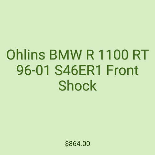 Ohlins BMW R 1100 RT 96-01 S46ER1 Front Shock