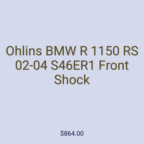 Ohlins BMW R 1150 RS 02-04 S46ER1 Front Shock