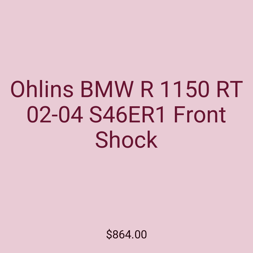 Ohlins BMW R 1150 RT 02-04 S46ER1 Front Shock