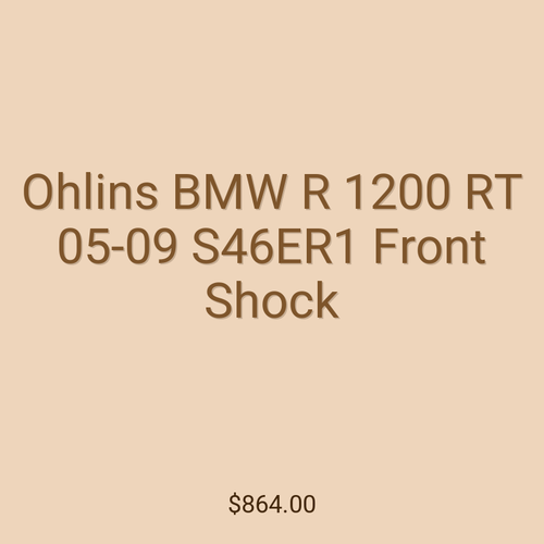 Ohlins BMW R 1200 RT 05-09 S46ER1 Front Shock