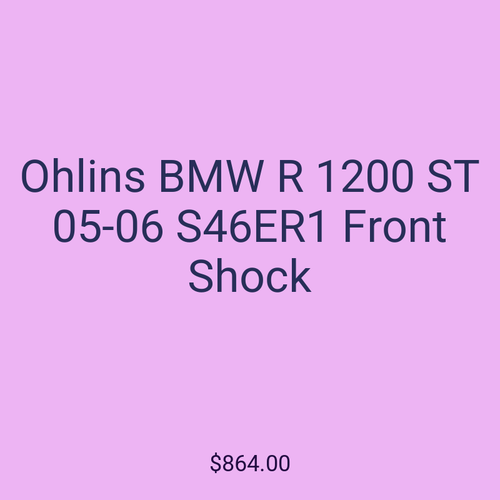 Ohlins BMW R 1200 ST 05-06 S46ER1 Front Shock