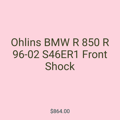 Ohlins BMW R 850 R 96-02 S46ER1 Front Shock
