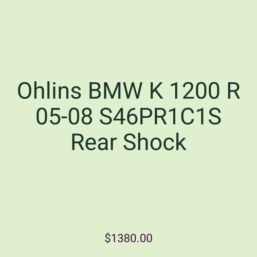 Ohlins BMW K 1200 R 05-08 S46PR1C1S Rear Shock