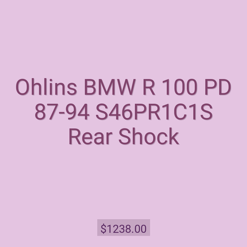 Ohlins BMW R 100 PD 87-94 S46PR1C1S Rear Shock