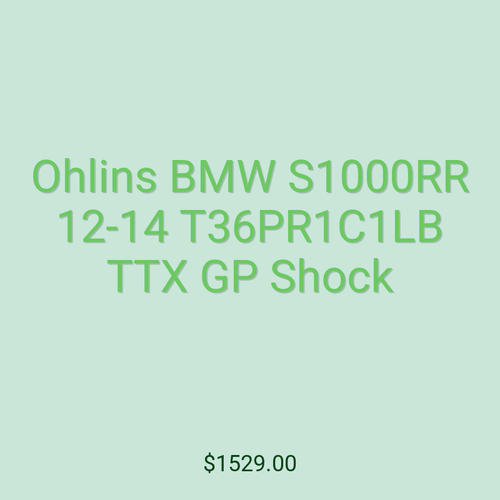 Ohlins BMW S1000RR 12-14 T36PR1C1LB TTX GP Shock