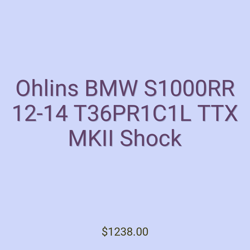 Ohlins BMW S1000RR 12-14 T36PR1C1L TTX MKII Shock