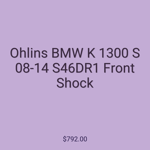 Ohlins BMW K 1300 S 08-14 S46DR1 Front Shock