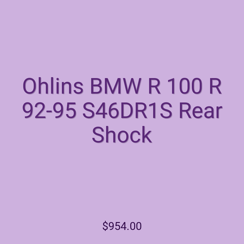 Ohlins BMW R 100 R 92-95 S46DR1S Rear Shock