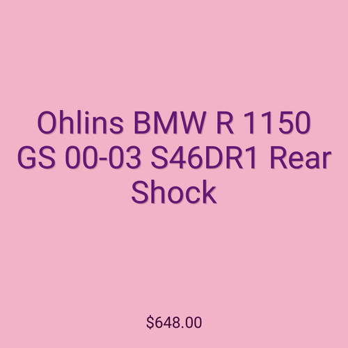Ohlins BMW R 1150 GS 00-03 S46DR1 Rear Shock