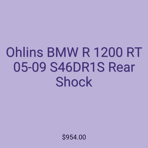 Ohlins BMW R 1200 RT 05-09 S46DR1S Rear Shock