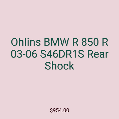 Ohlins BMW R 850 R 03-06 S46DR1S Rear Shock