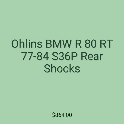 Ohlins BMW R 80 RT 77-84 S36P Rear Shocks