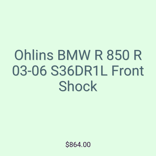 Ohlins BMW R 850 R 03-06 S36DR1L Front Shock