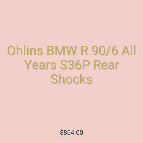 Ohlins BMW R 90/6 All Years S36P Rear Shocks