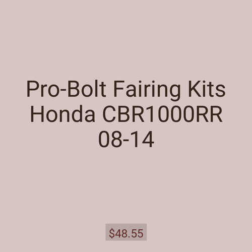 Pro-Bolt Fairing Kits Honda CBR1000RR 08-14
