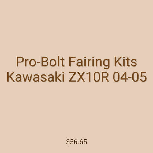 Pro-Bolt Fairing Kits Kawasaki ZX10R 04-05