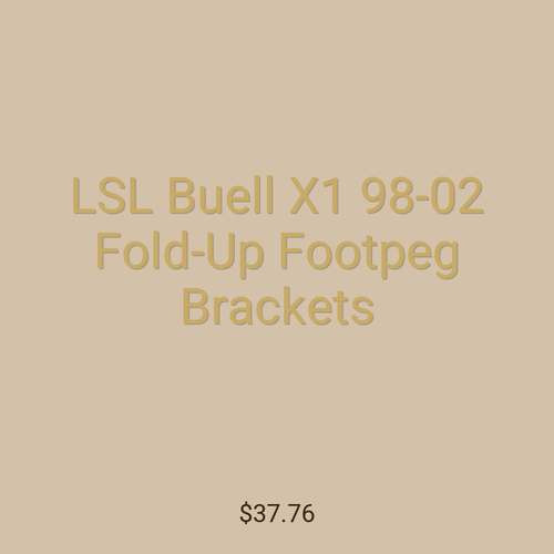 LSL Buell X1 98-02 Fold-Up Footpeg Brackets