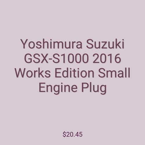 Yoshimura Suzuki GSX-S1000 2016 Works Edition Small Engine Plug