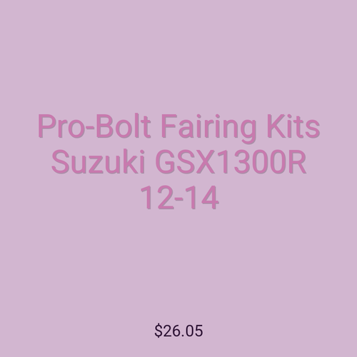 Pro-Bolt Fairing Kits Suzuki GSX1300R 12-14