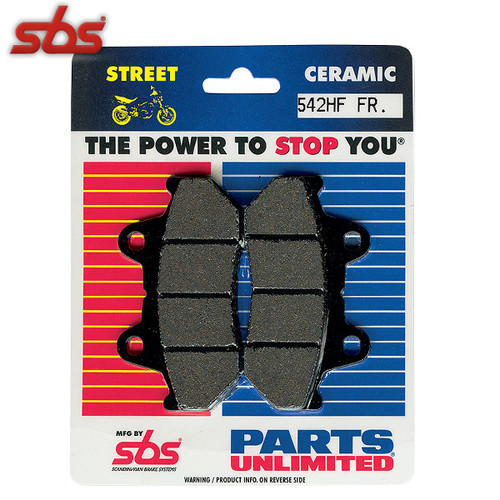 SBS Yamaha XV250 Virago 88/Route 66 88-94 Street Ceramic Organic Front Brake Pads