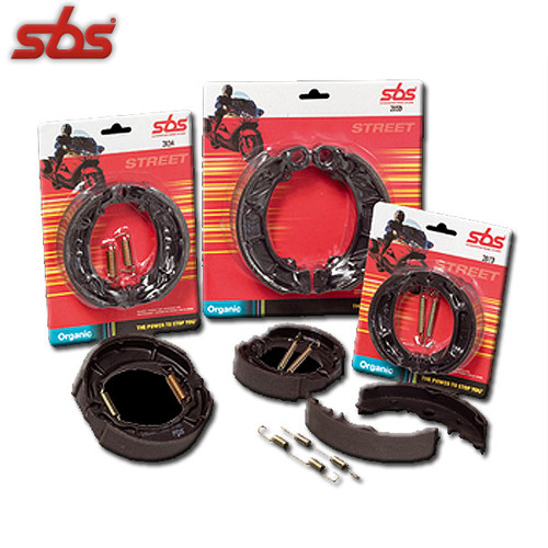SBS Yamaha XV920 82 Street Ceramic Organic Rear Brake Shoes