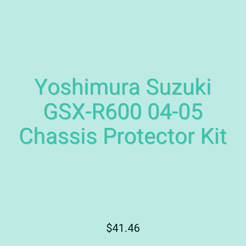 Yoshimura Suzuki GSX-R600 04-05 Chassis Protector Kit