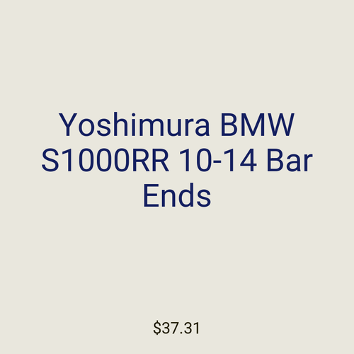 Yoshimura BMW S1000RR 10-14 Bar Ends