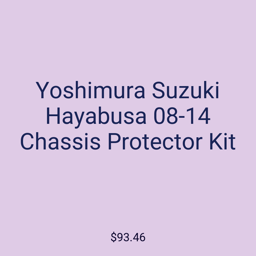 Yoshimura Suzuki Hayabusa 08-14 Chassis Protector Kit