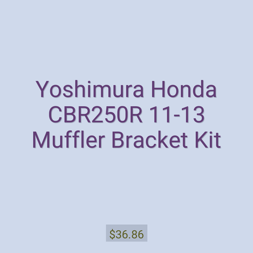Yoshimura Honda CBR250R 11-13 Muffler Bracket Kit