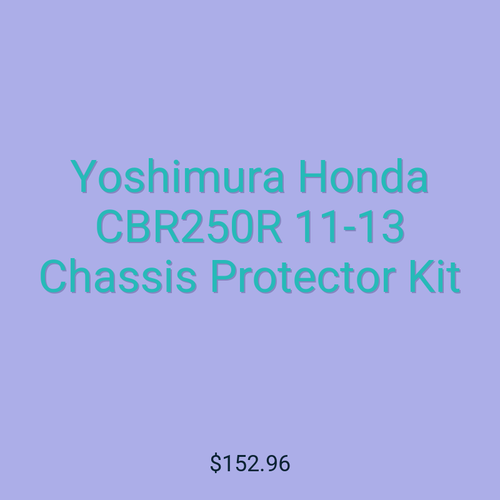 Yoshimura Honda CBR250R 11-13 Chassis Protector Kit