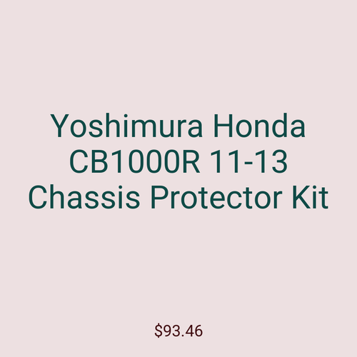 Yoshimura Honda CB1000R 11-13 Chassis Protector Kit