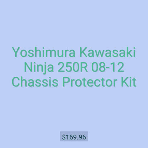 Yoshimura Kawasaki Ninja 250R 08-12 Chassis Protector Kit