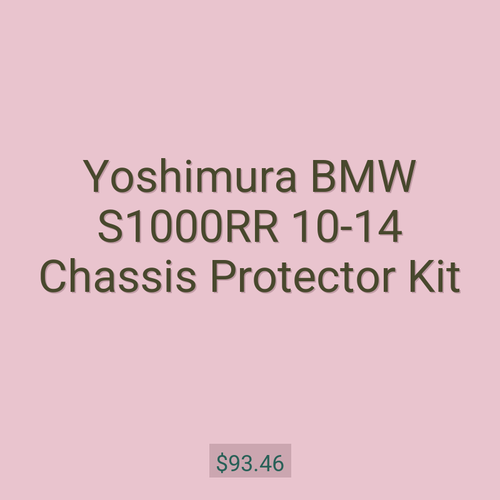Yoshimura BMW S1000RR 10-14 Chassis Protector Kit